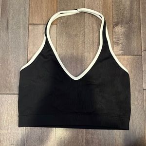 Garage Black Halter Top